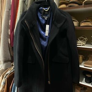 J. Crew Black Trench Coat for Men